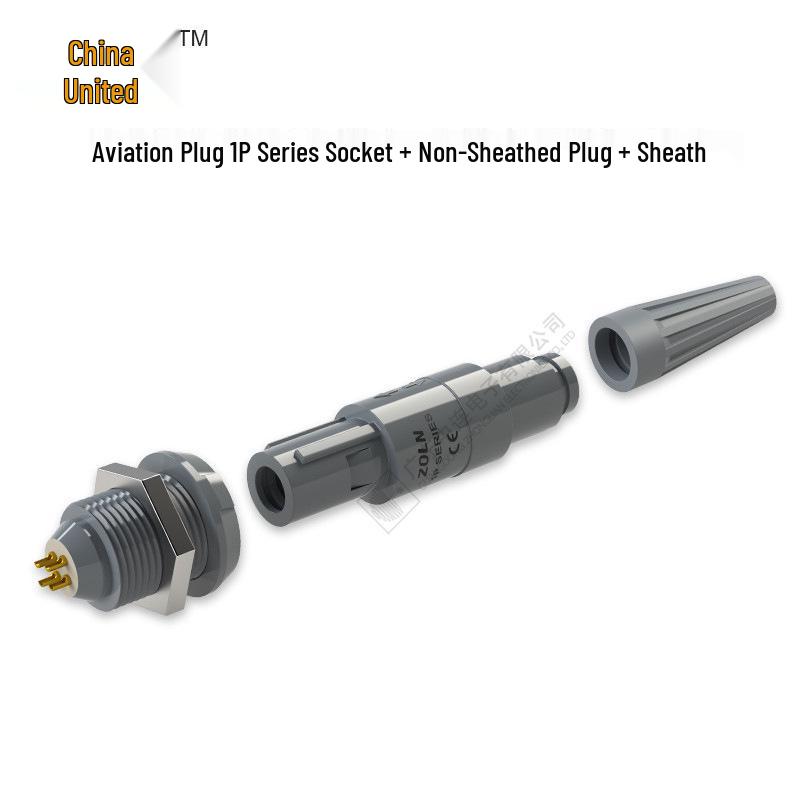 Zhonglian Push-Pull Self-Locking Medical Connector 678-Pin 1P Aviation Plug Socket