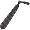 [Emporio Armani] Men's Silk Tie with Eagle Logo Pattern (8.5cm width) eea22s008 2R616-00044 ANTHRACITE GRAY