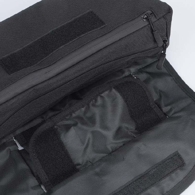 Phone Viewing Case Organizer for Motorcycle Handlebars, Lightweight Fabric Storage Bag for Delivery Couriers, Route Checks, and Accessible Small-Item