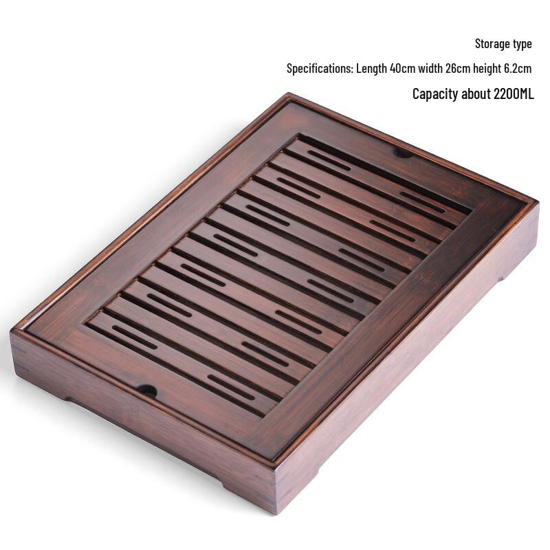 

Bamboo Rectangular Water Storage Tea Tray