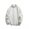 Spring and Autumn New Classic Versatile Men's Shirt Trendy Casual Shirt Top Simple Striped Long Sleeve Shirt Men's