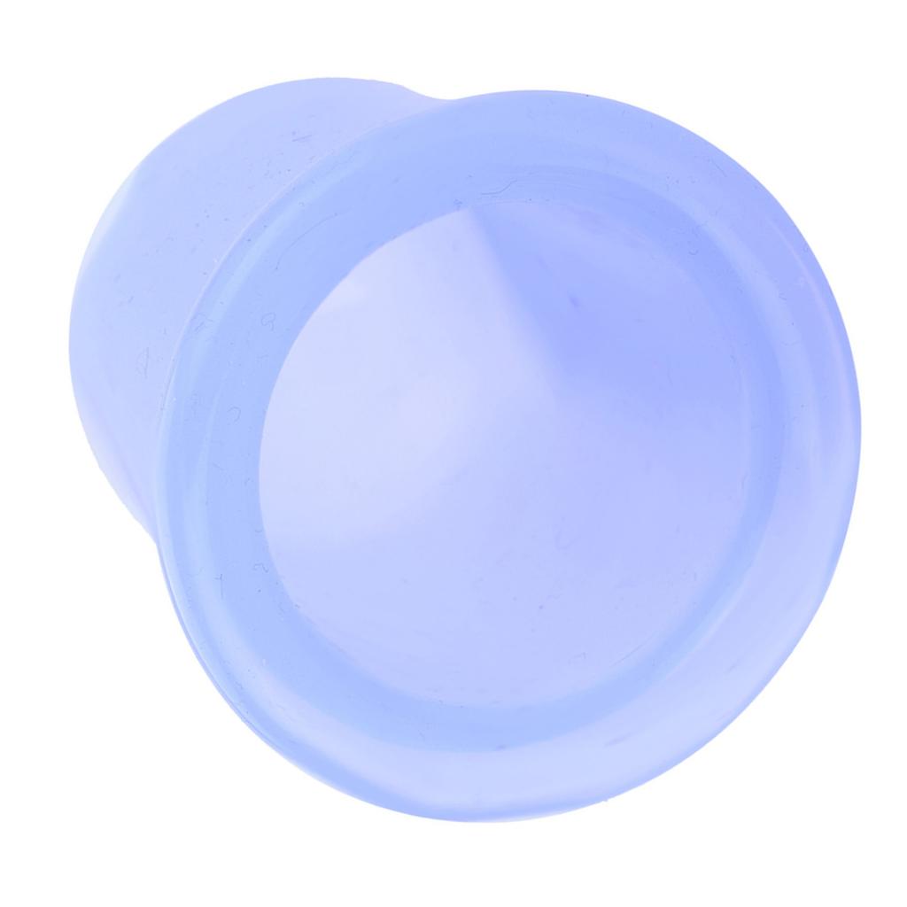 4pcs/set Silicone Vacuum Body Helper Anti Cellulite r Cups Cupping (Blue)