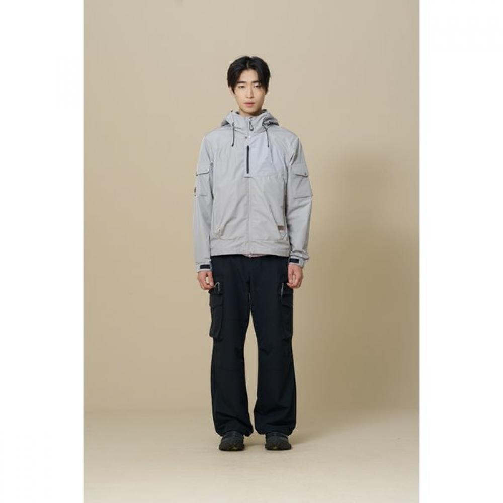 Silver Tpu Shell Jacket  Light Gray 