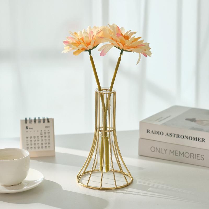 Fiori Artificiali Fiori Finti Decorazione Desktop Soggiorno Fiori Ortensia Set Vaso Idroponico da Interno