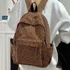 Schultasche floral Schultasche Mittelschule Mädchen Studenten Herbst und Winter Rucksack Damen Reisen Leichtgewicht Einfarbig Neu Nische