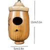 Hummingbird House - 2022 New Wooden Hummingbird House for Outside Hanging, 2/3Pcs Hummingbird Houses for Outside for Nesting (Cherry+Maple)