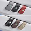 SBNI3 Car Sun Visor Glasses Clip Ticket Card Storage Clamp For Skoda Fabia Superb Yeti Octavia Enyaq Rapid Kodiaq Kamiq Karoq Scala A4