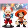 Charmante PVC-Einteiler-Figuren von Lachendem Ace und Yamato Perfekt für Sammler