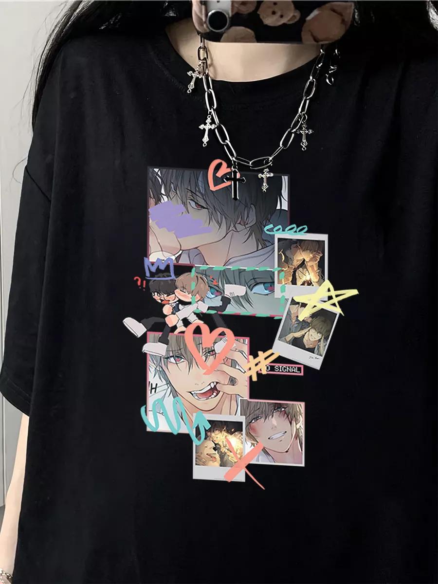 Manhwa Cloud basic and oversized T-shirt 4XL