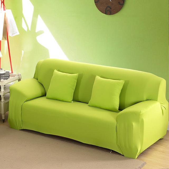 Elastic Solid Color Sofa Covers for Living Room Sofa Cover Corner Couch Cover Slipcover Armchair Protector 1 /2 /3 /4 Seater
