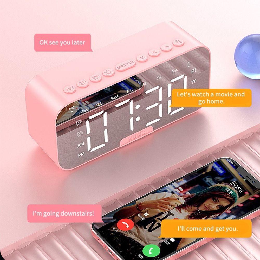 LED Digital Display Digital Table Calendar Reminder Electronic Alarm Clock  Bedroom