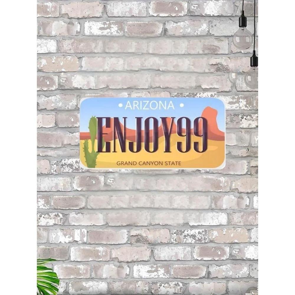 NÁS. registrační značka, USA. SPZ, kovová, 15x30 cm.