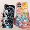 Clear For Samsung M53 5G Case Luxury Fashion Butterfly Funny Cute Painted Cover For Samsung Galaxy M53 5G SM-M536B Casing