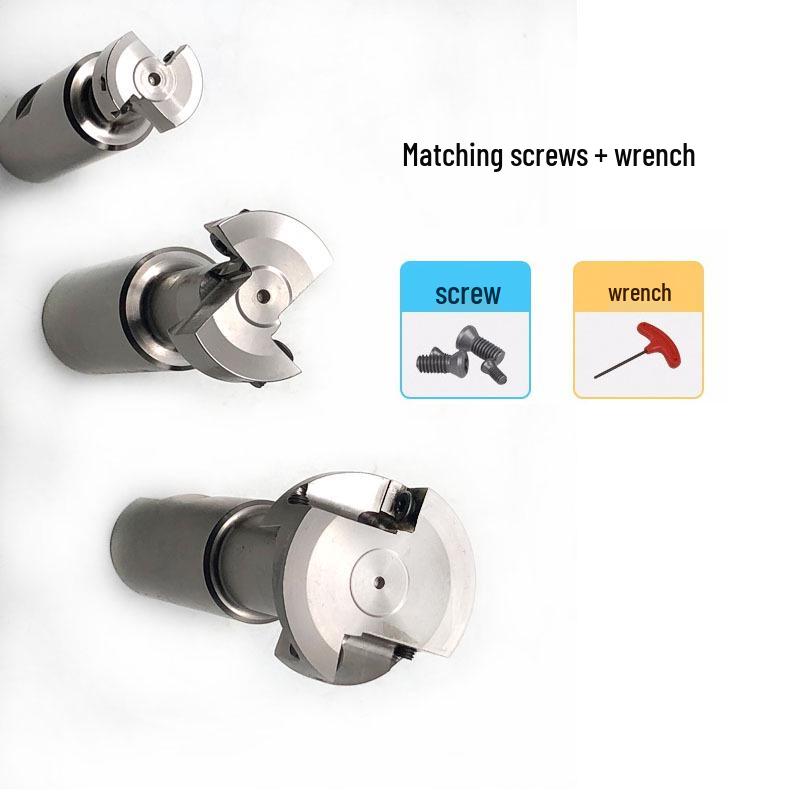 CNC Three-Sided Face & T-Slot End Mill Holder, Straight Shank ATS-C32/40/50*14*18*22