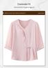 2026 Summer Women's Chinese Style Short-Sleeved Shirt - Fashionable, Elegant, Age-Defying Mother's Wear