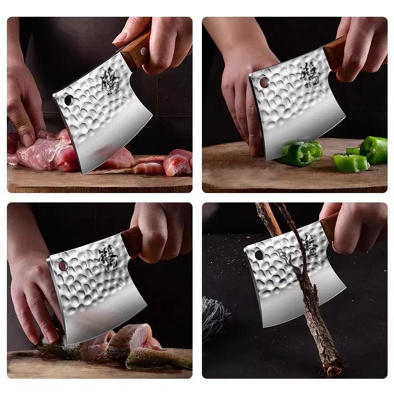 Axe Boning Knife Small Farming Tree Chopping Axe Outdoor Wood Chopper Camping Chopping Bone Specialized Knife Vegetable