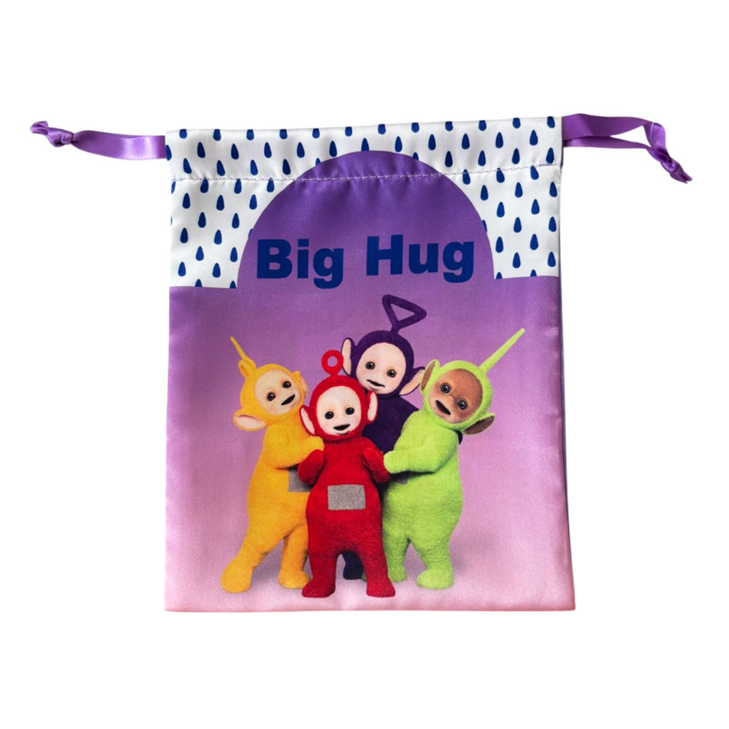 

Small Planet Teletubbies Ribbon Drawstring Bag E-O