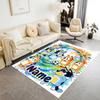 Halloween Sports Party Customize Your Name Floor Rug Office Rug Perfect for Study room Entryway Balcony Decorate room Anti-slip Rug Decorate Offices
