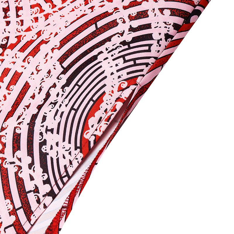 Oversized Women Round Neck Batwing Sleeve Floral Print Casual Loose Maxi Dress