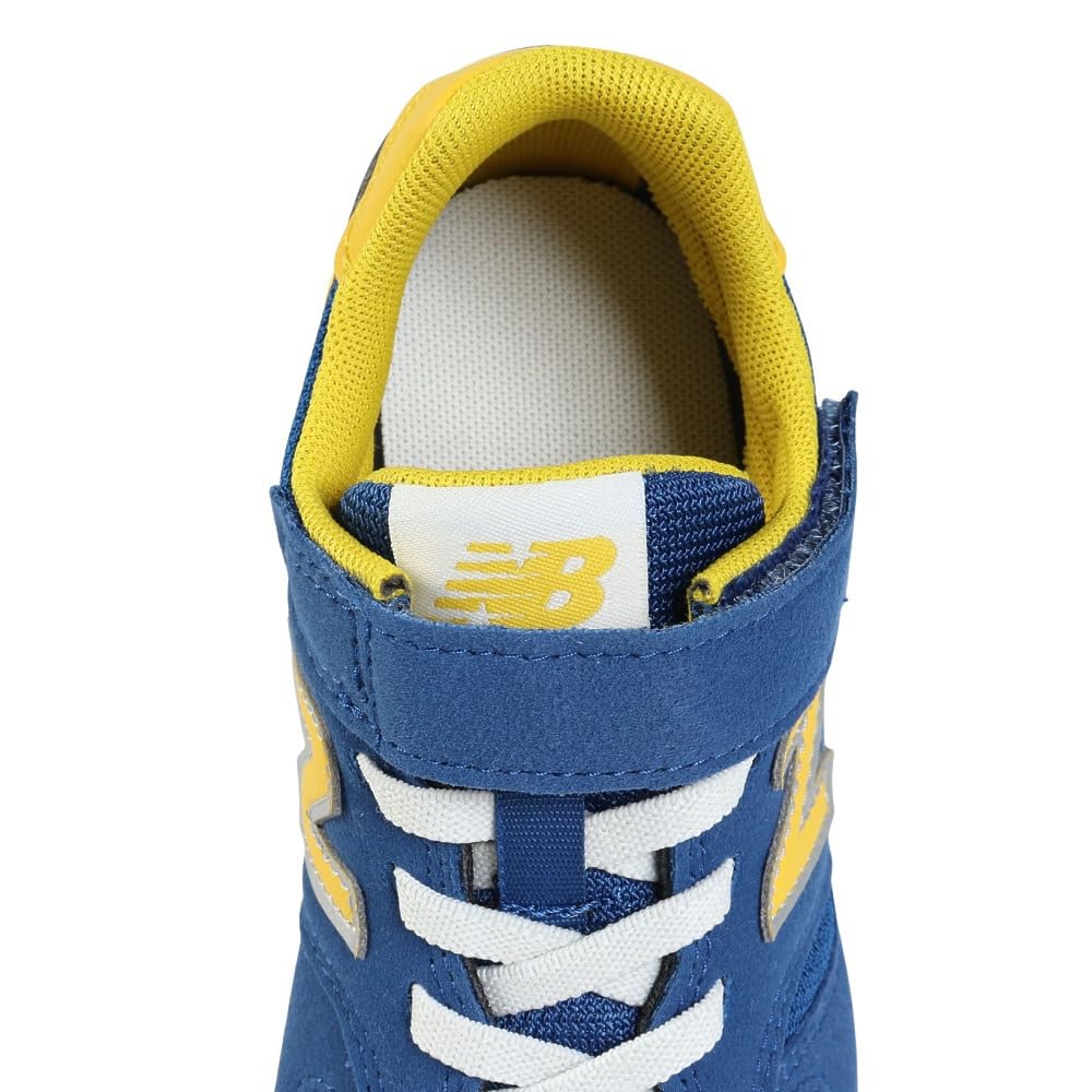 New Balance YV373 Strap Size Athletic School YV373PK2 Kids' Sneakers, Shoes, Blue/Yellow, 18.5cm, Boys' Shoes, Shoes,