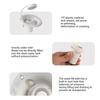 RV Gravity Fresh Water Fill Inlet Round with Lid Anti Lost Strap Anti Overflow PP for Trailer Motorhome
