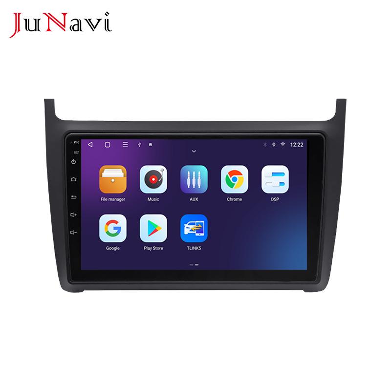 Compatible with Volkswagen POLO 11-18 Models: Android Large Screen for Car GPS Navigation & Wireless Bluetooth CARPLAY.