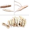 50Pcs/Bag Wood Crafts, Blank Wood Wooden Hanging Gift Tags for Wall Wedding Party Room Decoration Accessories