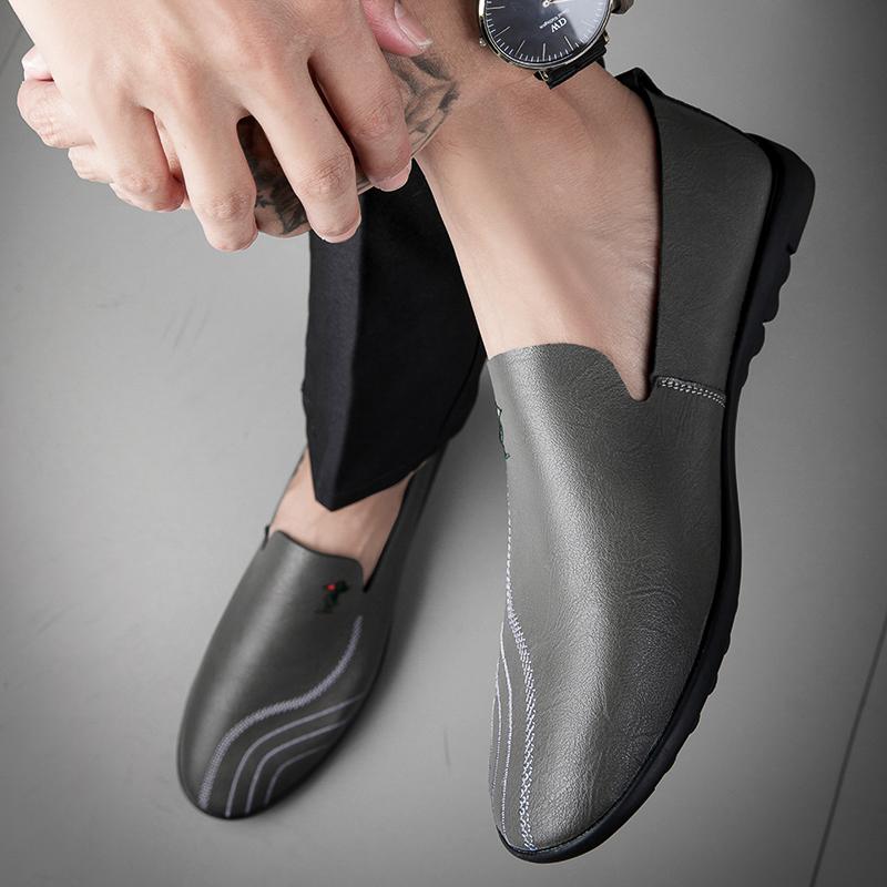 Модные мужские удобные деловые прогулочные туфли — фото 5