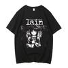 Serial Experiments Lain Lain Iwakura Vintage Washed Oversized T-Shirt | Cyberpunk Anime Streetwear T-Shirt