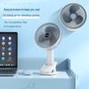 Portable USB Rechargeable Multi-functional Clip Fan - Desktop, Wall-Mount, and Handheld Modes for Dorm