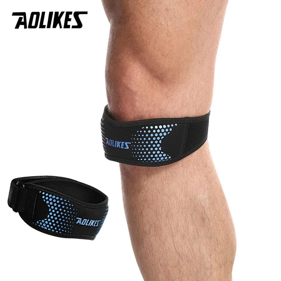 Supporto Ginocchiera Aolikes Stabilizzatore Per Corsa Escursionismo Tennis Salto Sollievo Dolore Artrite