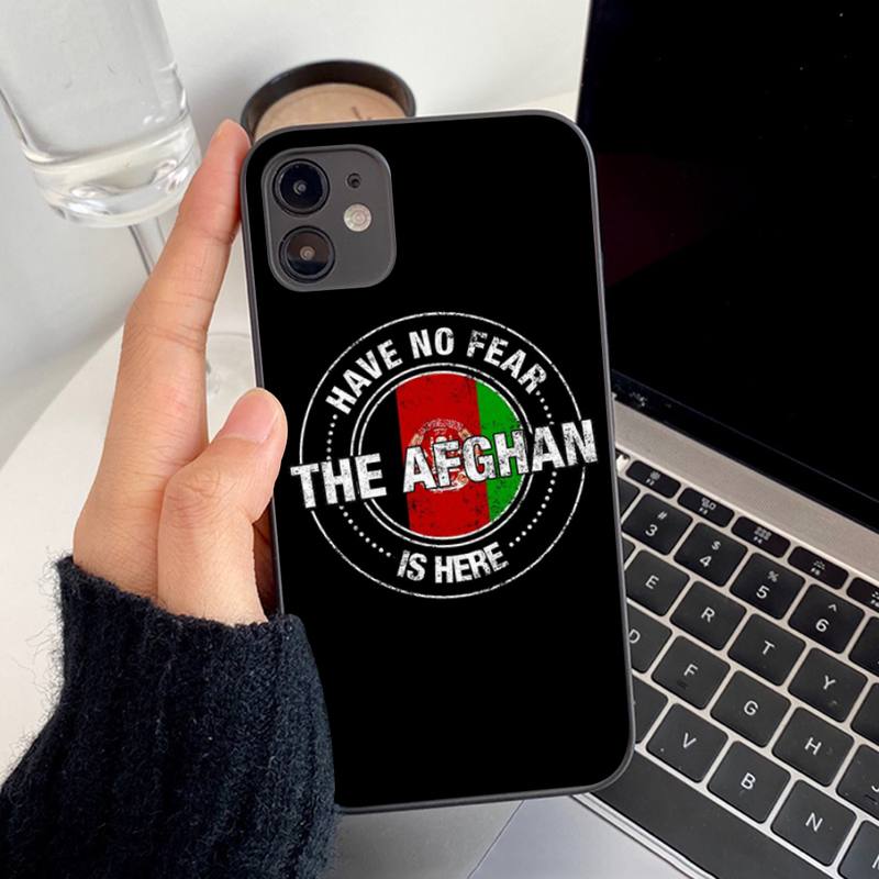 Afghan Afghanistan Flag Phone Case for Iphone 13 8 7 6S Plus X 5S SE 2020 XR 11 12 Mini Pro XS MAX