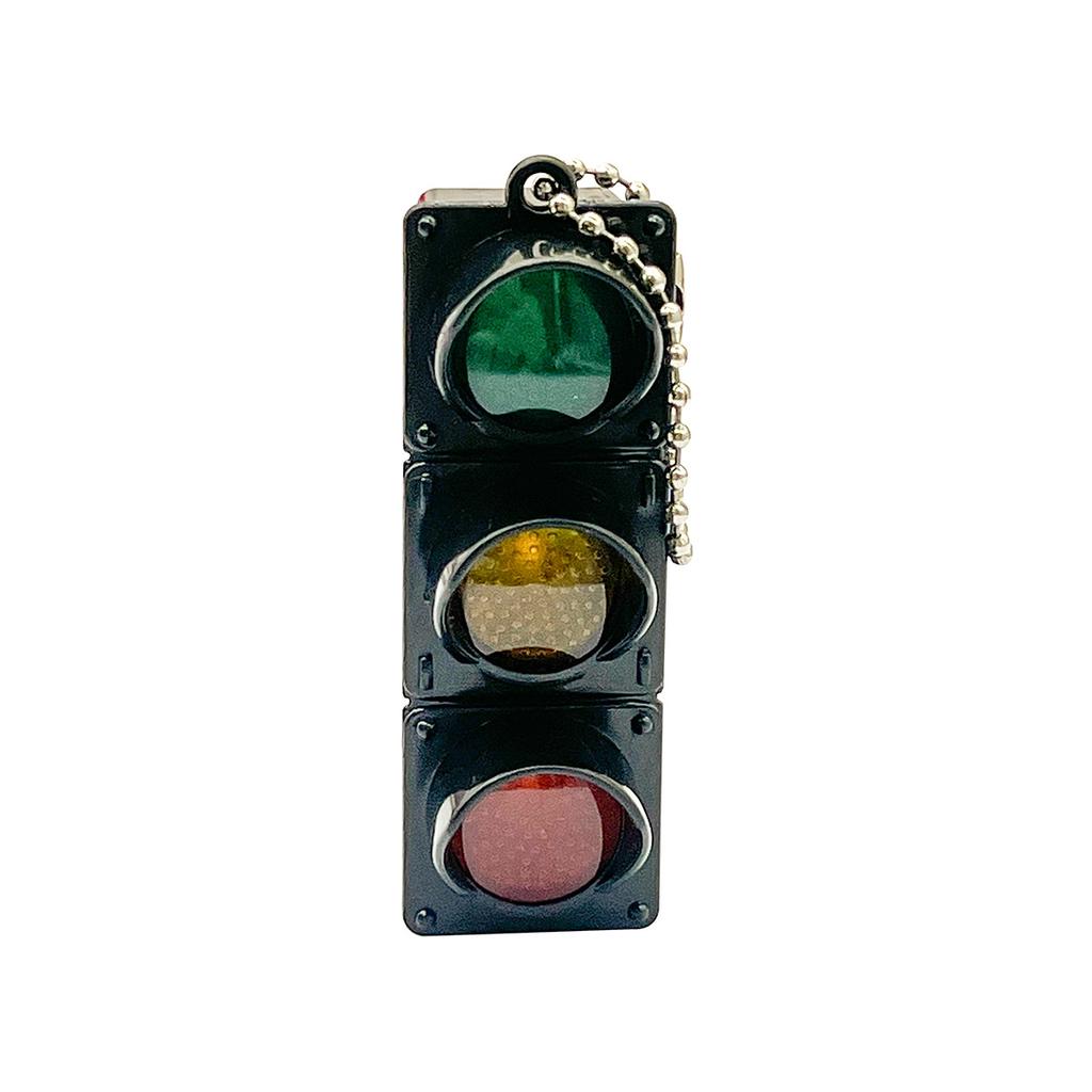 Non-Toxic 1/2Pcs Simulation Electronic Traffic Light Keychain Pendant Mini Pedestrian Light Led Light-Emitting Toy Kids Cognitive Toy Gift