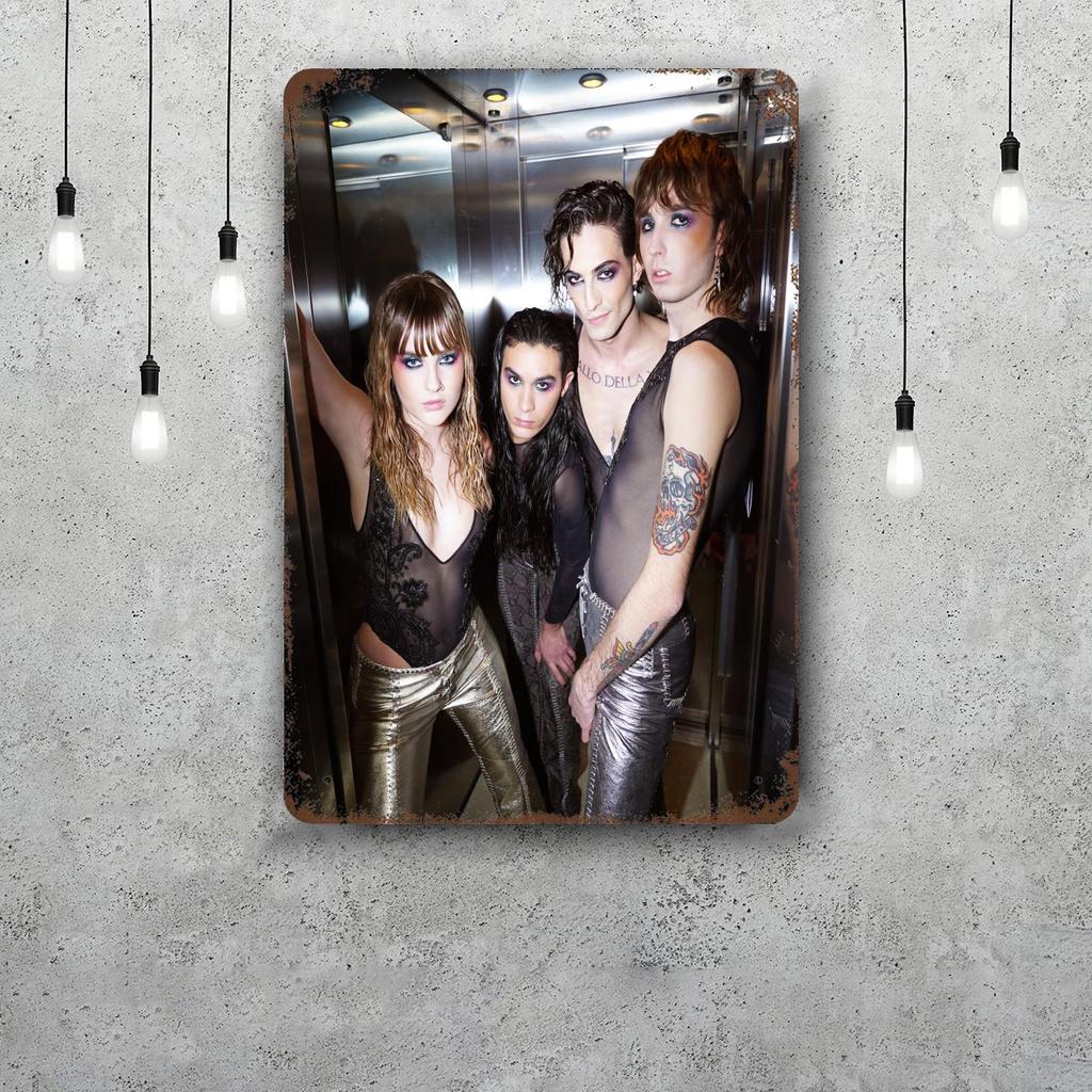 Maneskin Funny Bar Metal Sign Retro Plaque Vintage Sign Alcohol Drinker Pub Club Man Cave Kitchen Wall Decoration