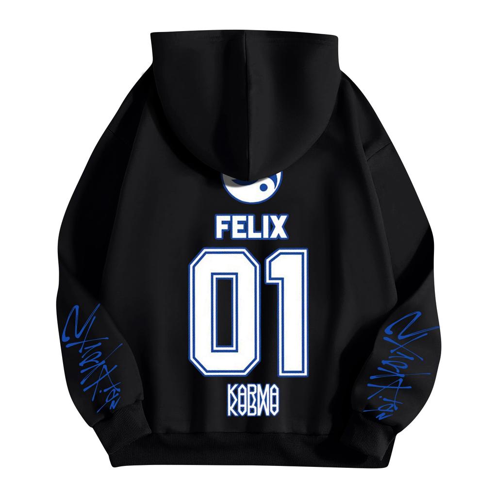 Roupa Casual Feminina da Moda Fato de Treino Top de Manga Comprida Moletom com Capuz Estampado