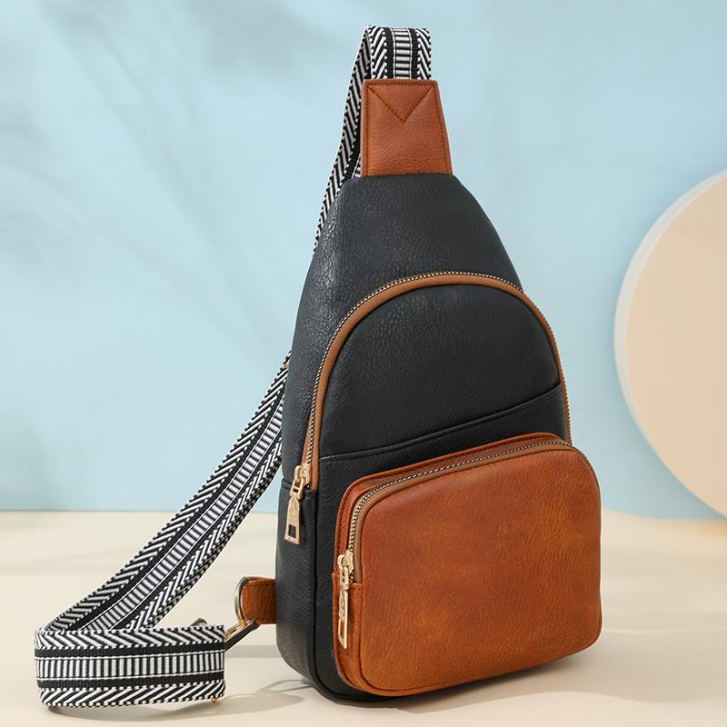 

Fashion Women s Packs Chest Bag PU Leather Women s Chest Packs Crossbody Shoulder Bag Vintage Style Women Handbag Bag SAC 18cm6cm30cm