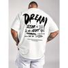 Men's Casual T-Shirt, Regular Fit for All Seasons, Round Neck Short Sleeve for Layering Solo Wear, Trendy Print. Breathable and Durable Fabric