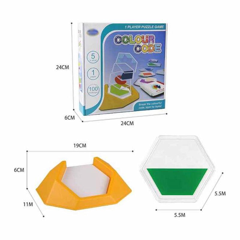 Dekodowanie Myślenia Przestrzennego Łamigłówka 100 pytań Logiczne Rozumowanie Zabawki Edukacyjne