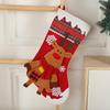Christmas Cartoon Characters Window Hanging Ornament - Santa, Reindeer, Snowman Stocking & Gift Bag Decor