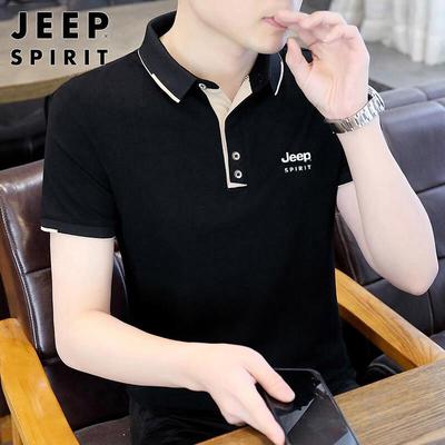 JEEP SPIRIT Herrs Svalkande Pikétröja