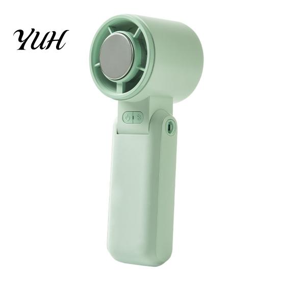 Electric Fan Portable Handheld Turbo Brushless Motor High-Speed Strong Airflow Low Noise Personal Rechargeable Cooling светло-зеленый