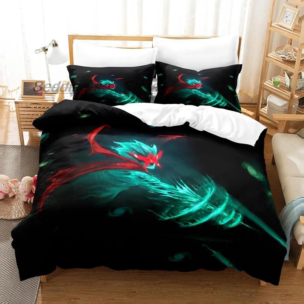 Tengen Toppa Gurren Lagann Bedding Set Single Twin Full Queen King Size Bed Set Aldult Kid Bedroom 3D Anime Bed Sheet Set