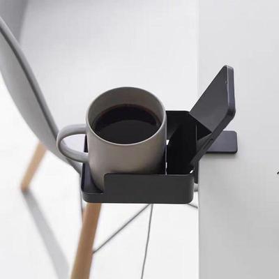 Side Desk Organizer Adjustable Bottle Holder Side Desk Mount For Home Dorm Work Organization Coffee Mug Bottle Phone Remote