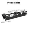 2PCS Carbon Steel Angle Grinder Holder 2 Bay Wall Mount Grinder Rack Stand Storage Rack Power Tool Organizer Rack