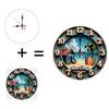 25x25cm Wooden Wall Clock That Helps Create a Routine and Structure In Daily Life