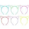 Adult Luminous Hairband Cat Ear Shape Hairband Halloween Style Teens Hair Hoop