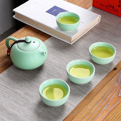 Matt Portable Travel Tea Set Opening Event Free Gift Kung Fu Tea Set