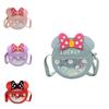 Kids Girls Mini Pu Leather Crossbody Bag With Cute Patterns For Daily Use