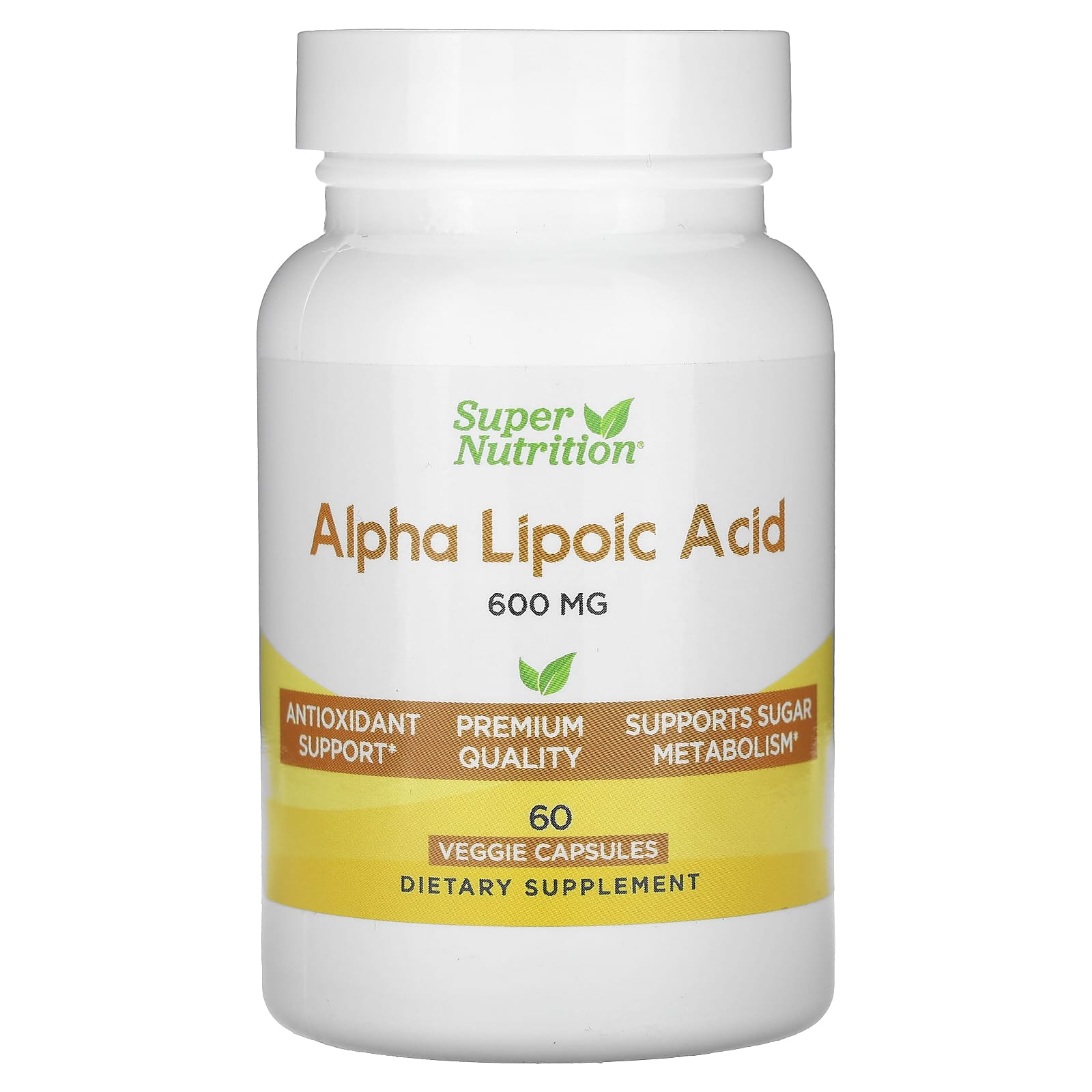 

Alpha Lipoic Acid, 600Mg, 60 Veggie Caps