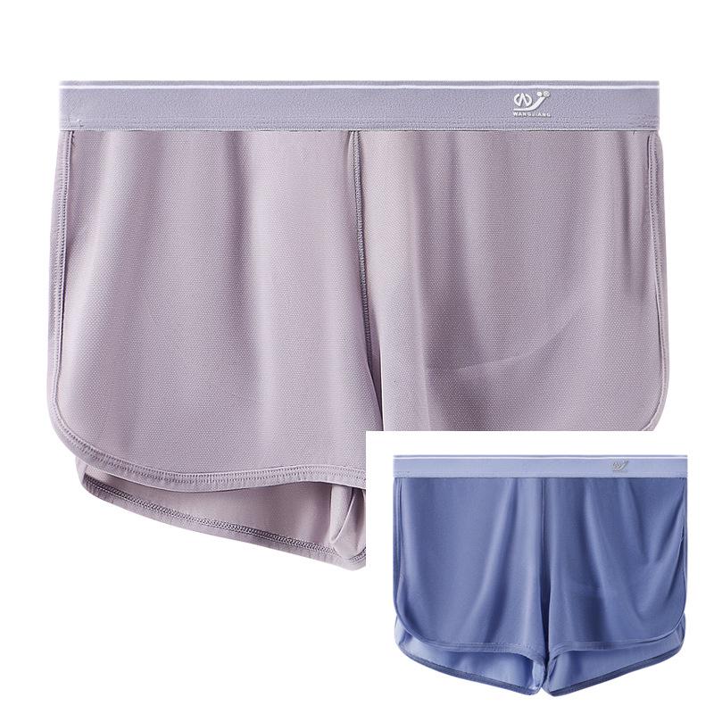 Pánské letní ledové hedvábné síťované A-střihové spánkové slipy - Prodyšné a sexy